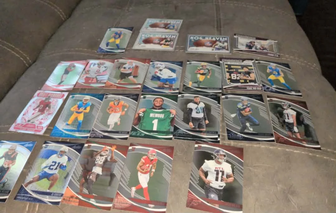 Collection of NFL Football Trading Cards