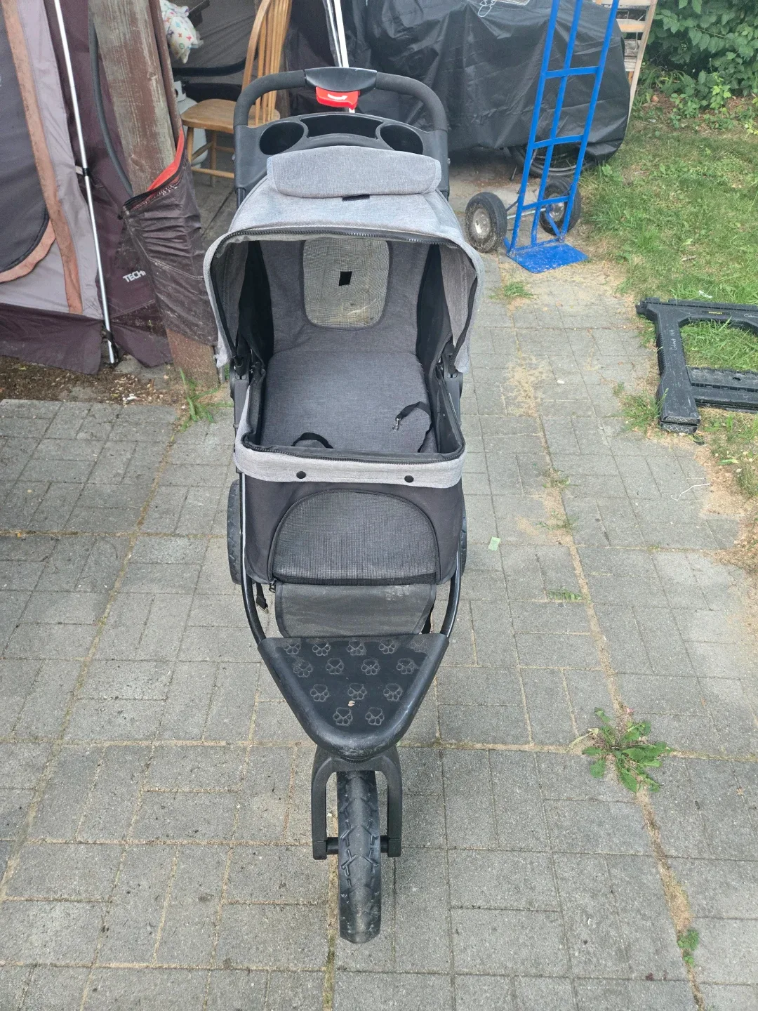 Grey and Black Pet Stroller - photo 2
