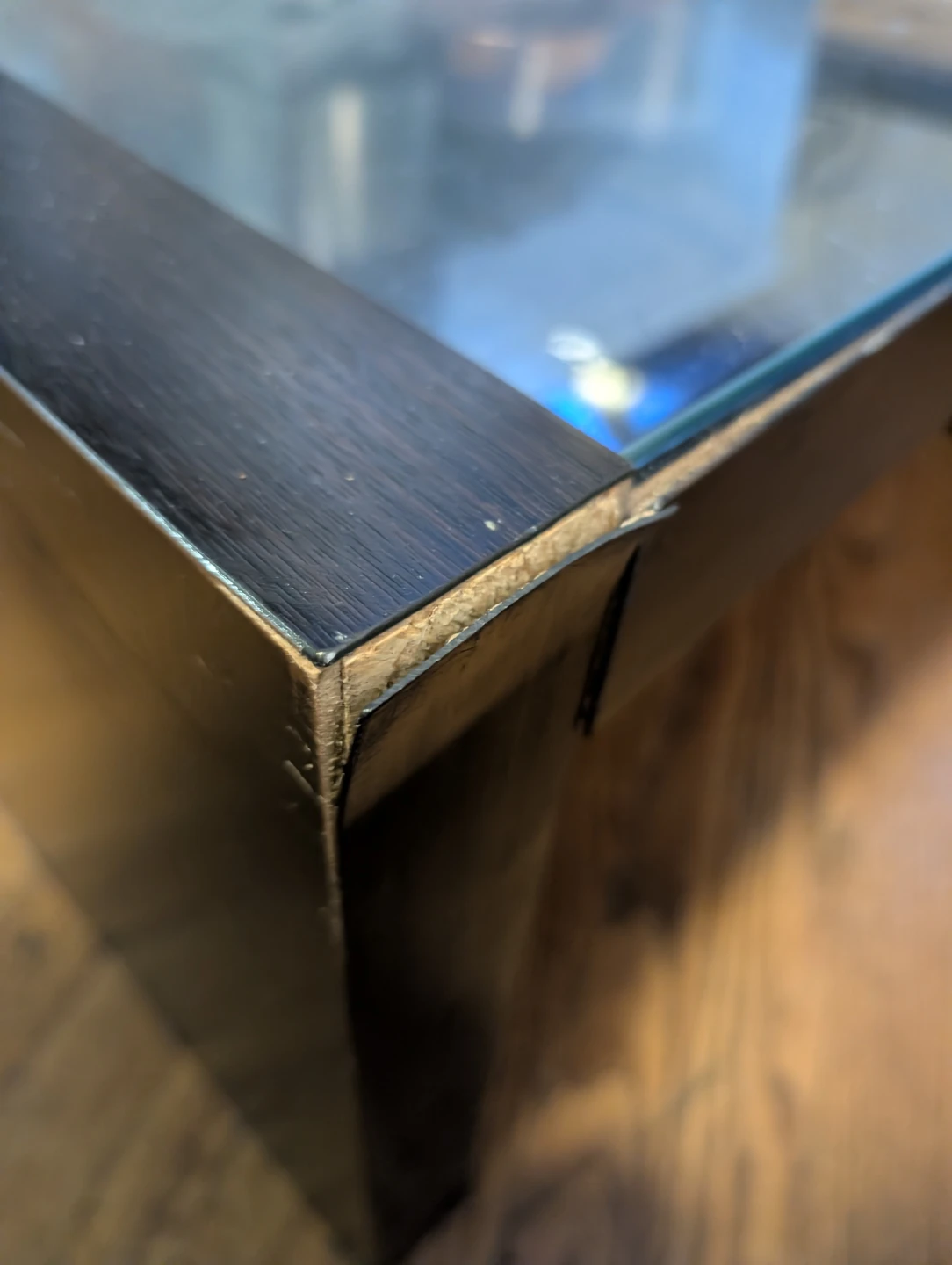 Square Coffee Table with Glass Top - photo 3