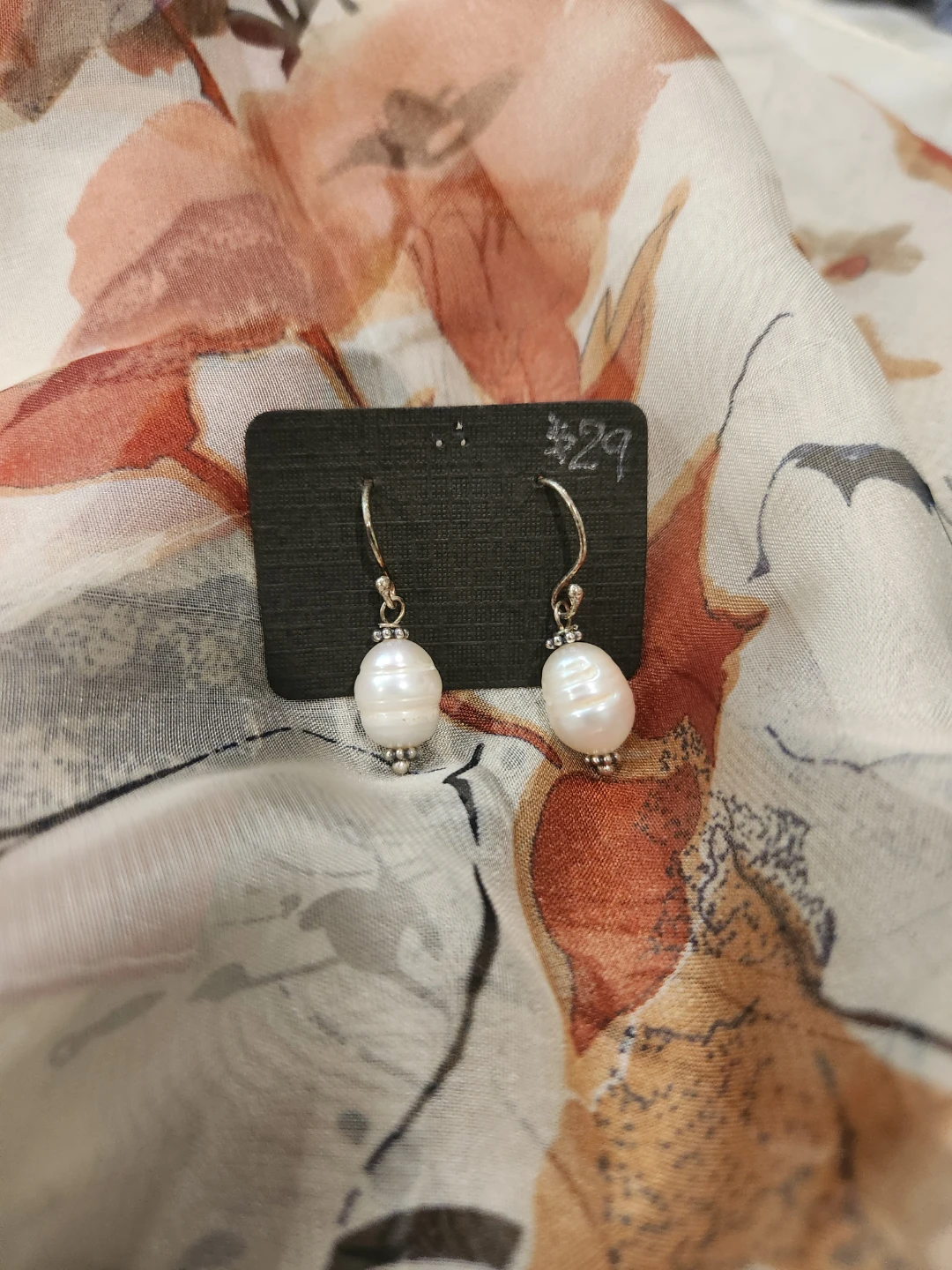 Pearl Drop Earrings - photo 2