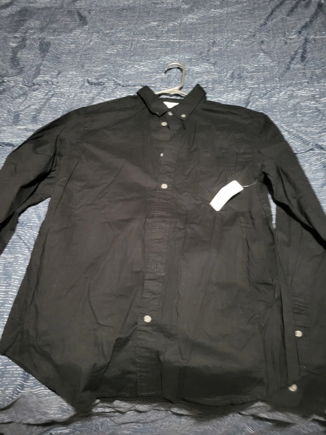 Old Navy Black Button-Down Shirt - Size S - photo 3