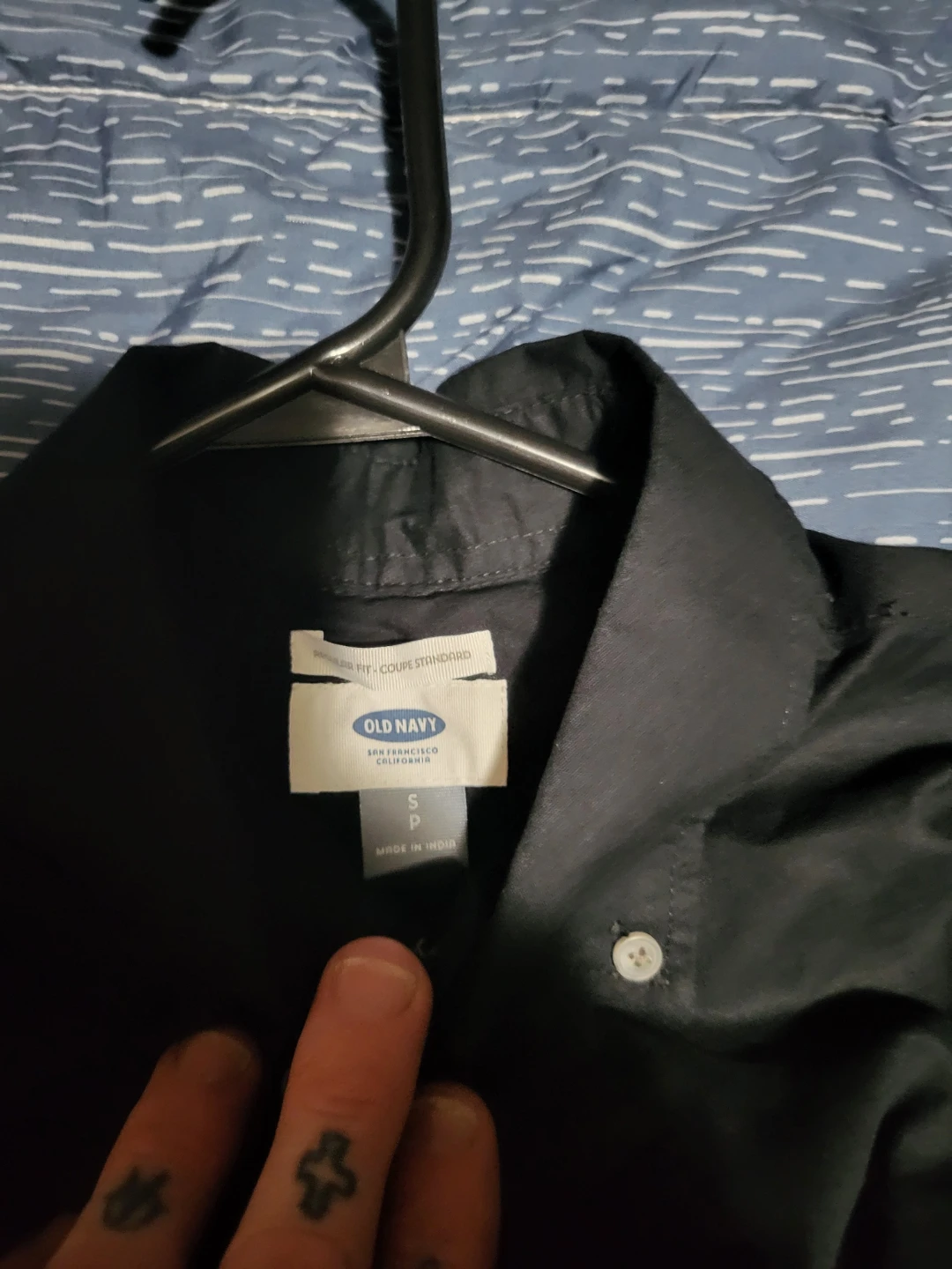 Old Navy Black Button-Down Shirt - Size S - photo 4