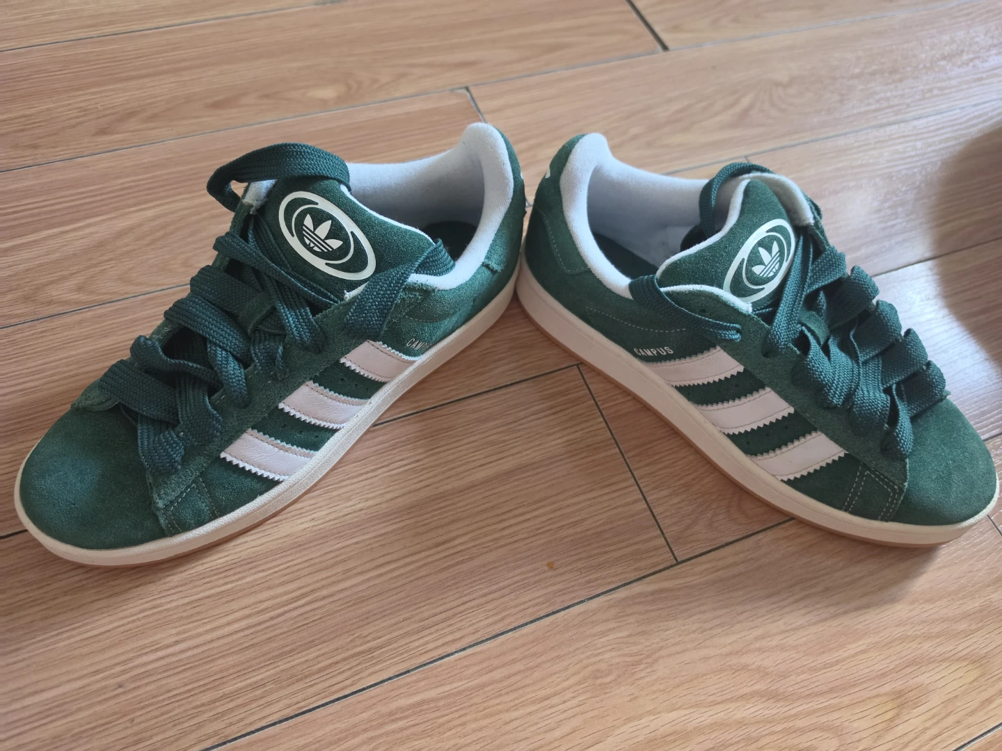 Adidas Campus Green Suede Sneakers - photo 2