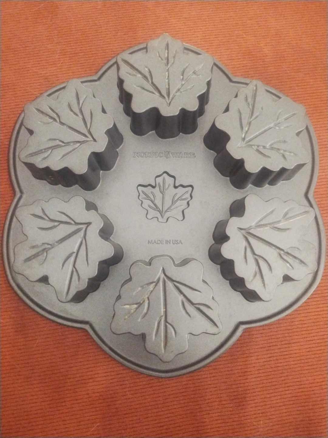 Nordic Ware Leaf Shaped Muffin Pan - photo 2