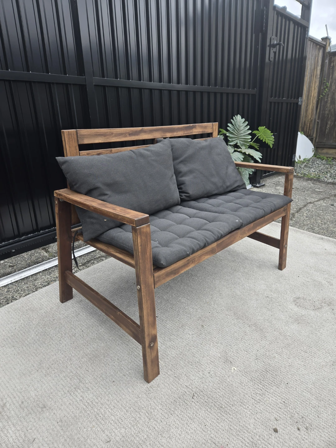 Newly sanded ikea applaro bench