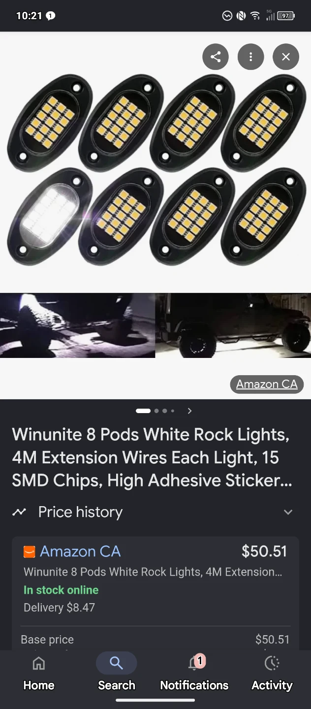 Winunite 8 Pods White Rock Lights - photo 2