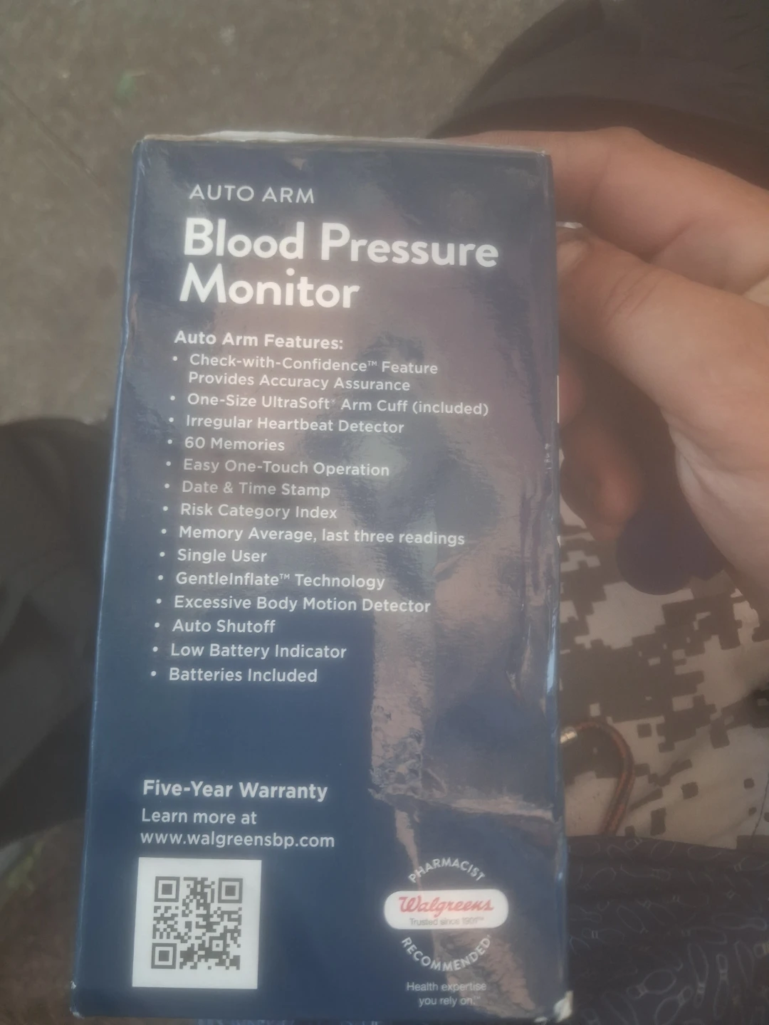 Walgreens Auto Arm Blood Pressure Monitor - photo 3