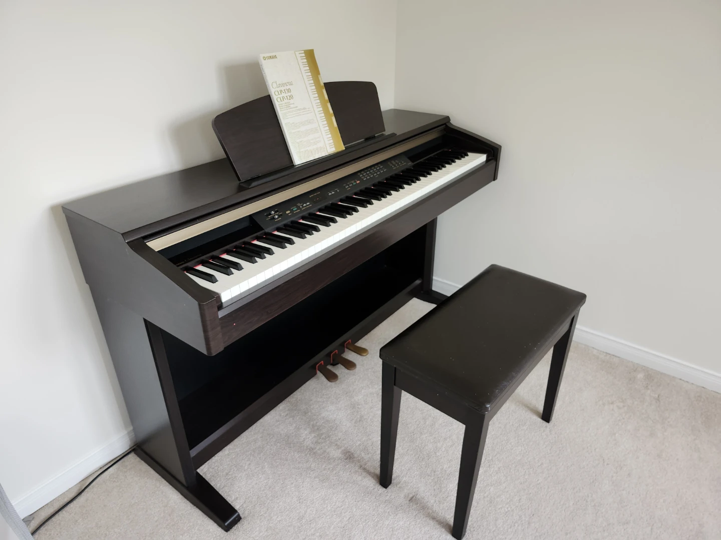 Yamaha Clavinova CLP-120 Digital Piano with Bench - photo 3