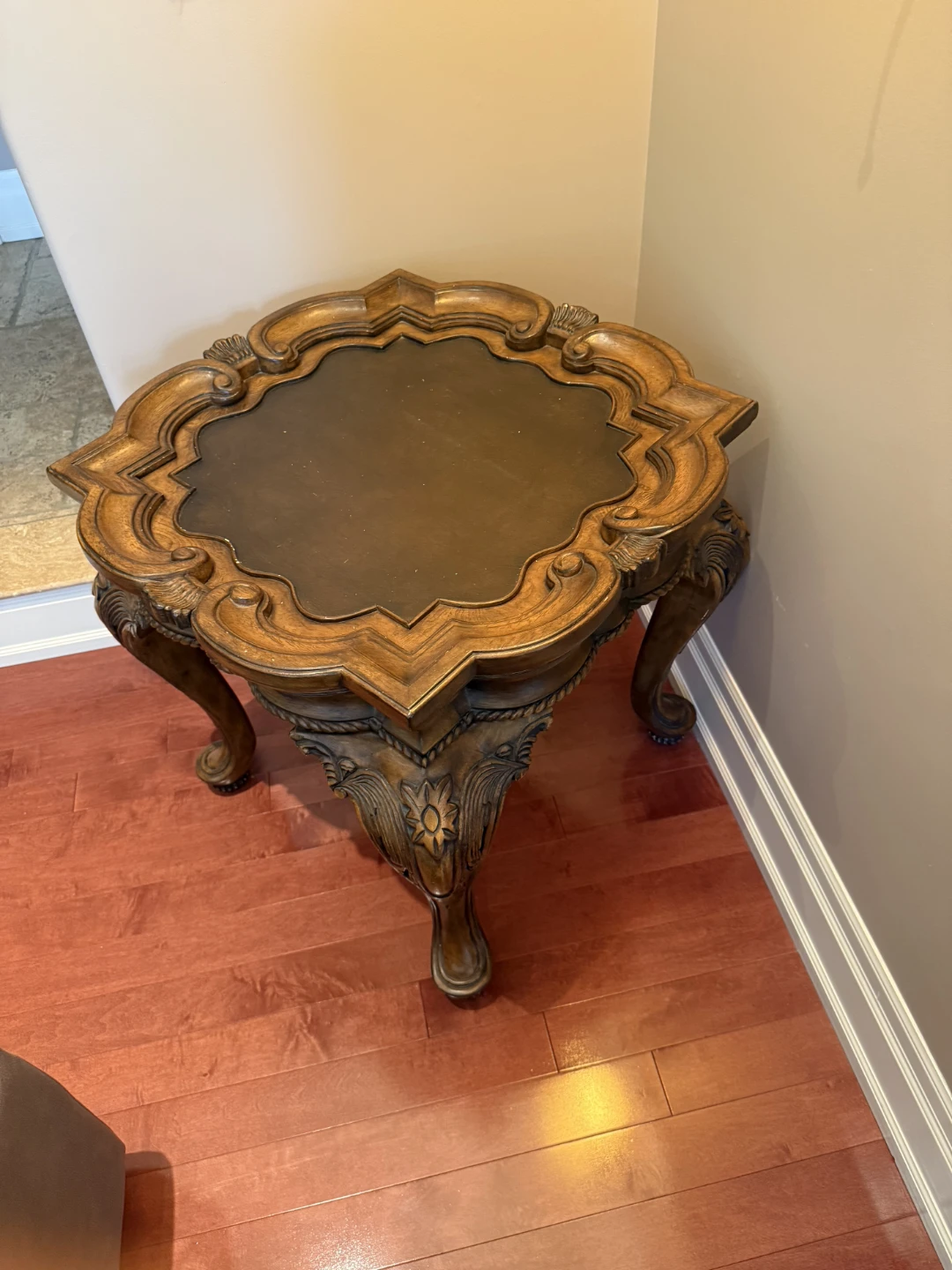 Ornate Carved Side Table