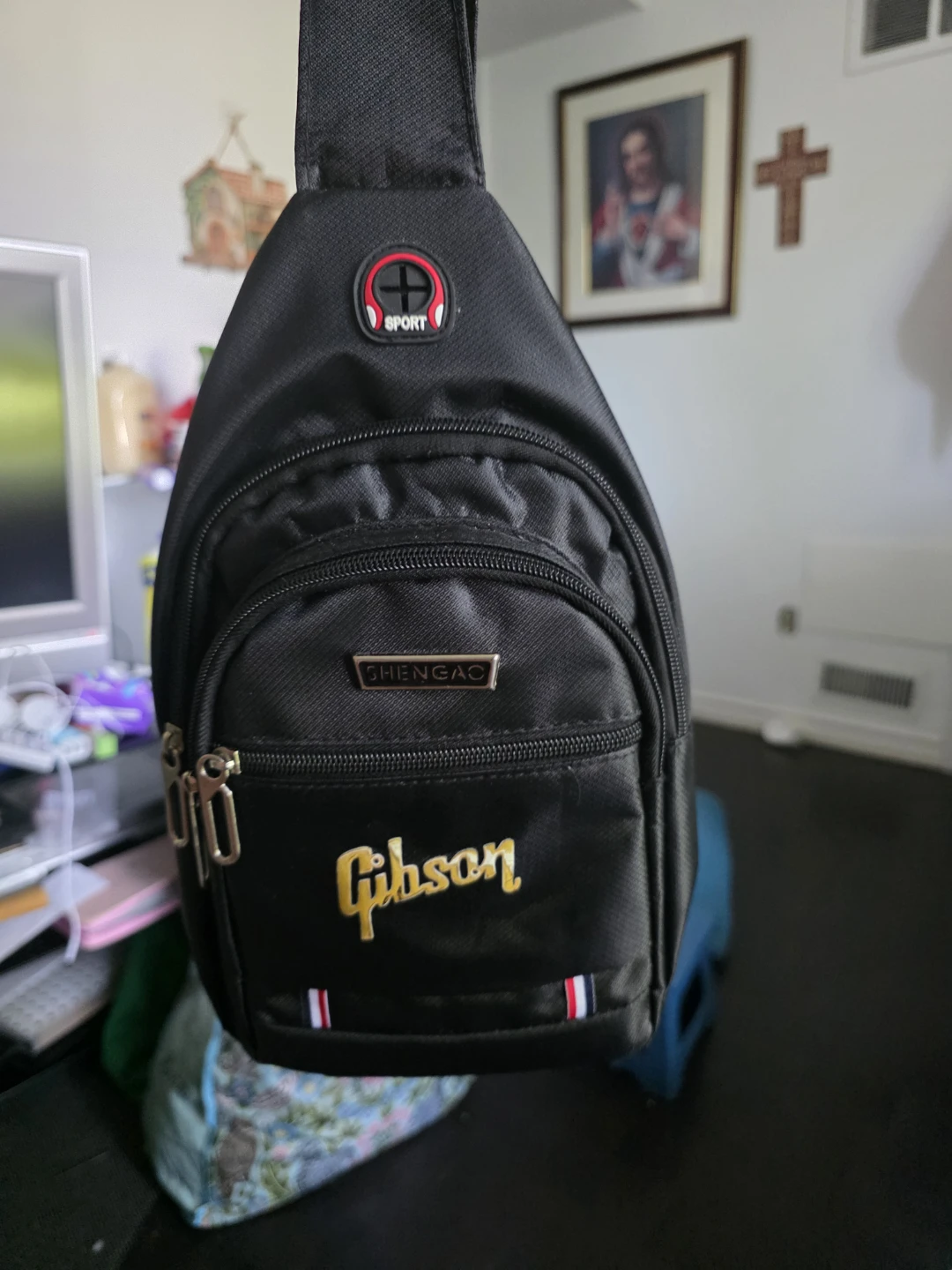 Black Gibson Sport Sling Bag