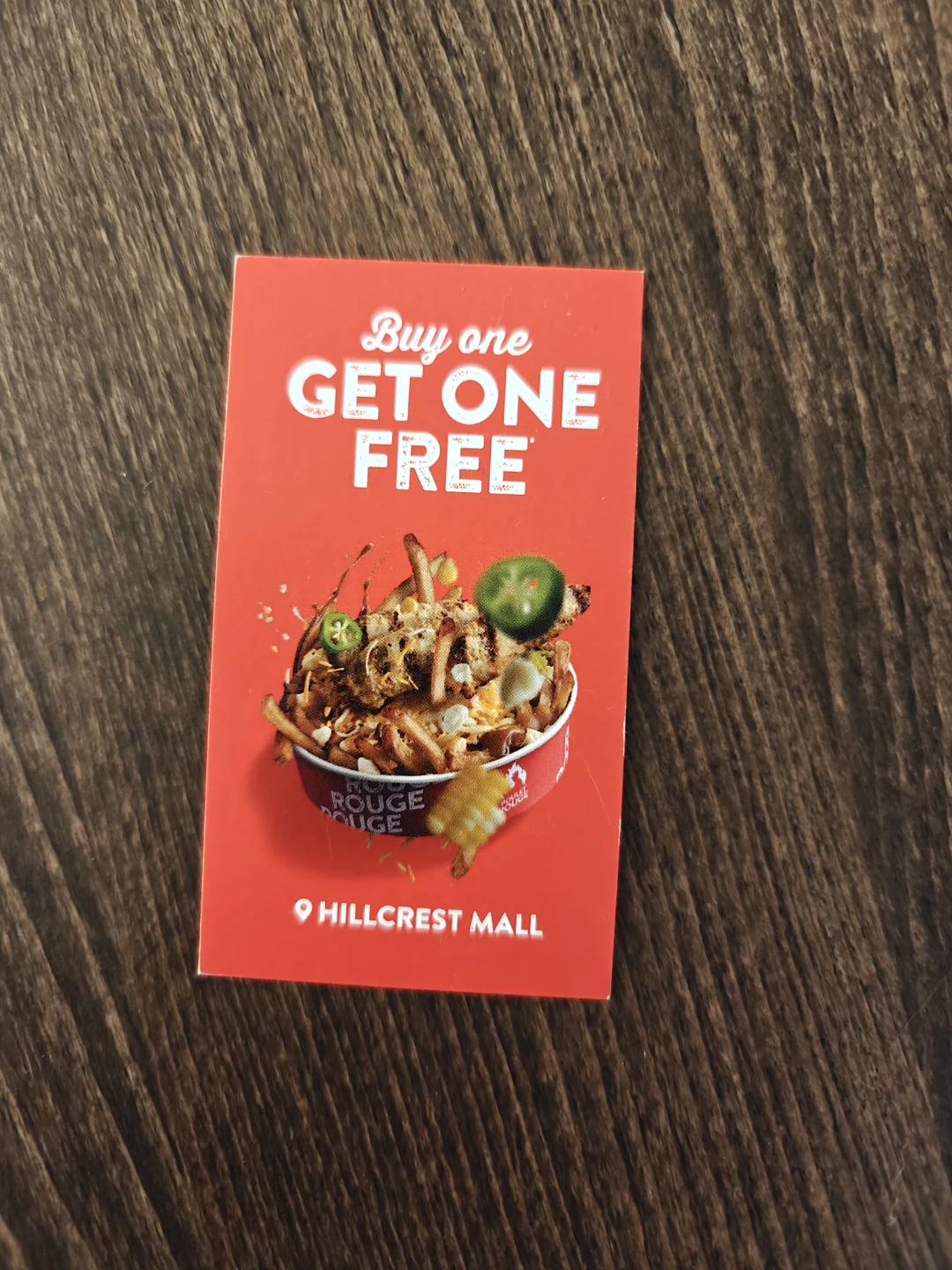 Poulet Rouge Buy One Get One Free Coupon