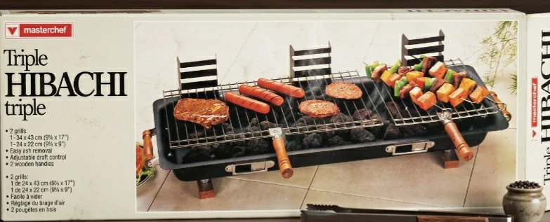 Masterchef Triple Hibachi Grill
