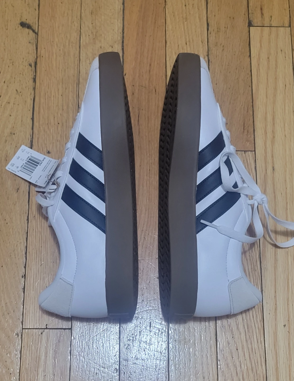 Adidas VL Court 3.0 Men's Sneakers - White/Navy - Size 11 - photo 3