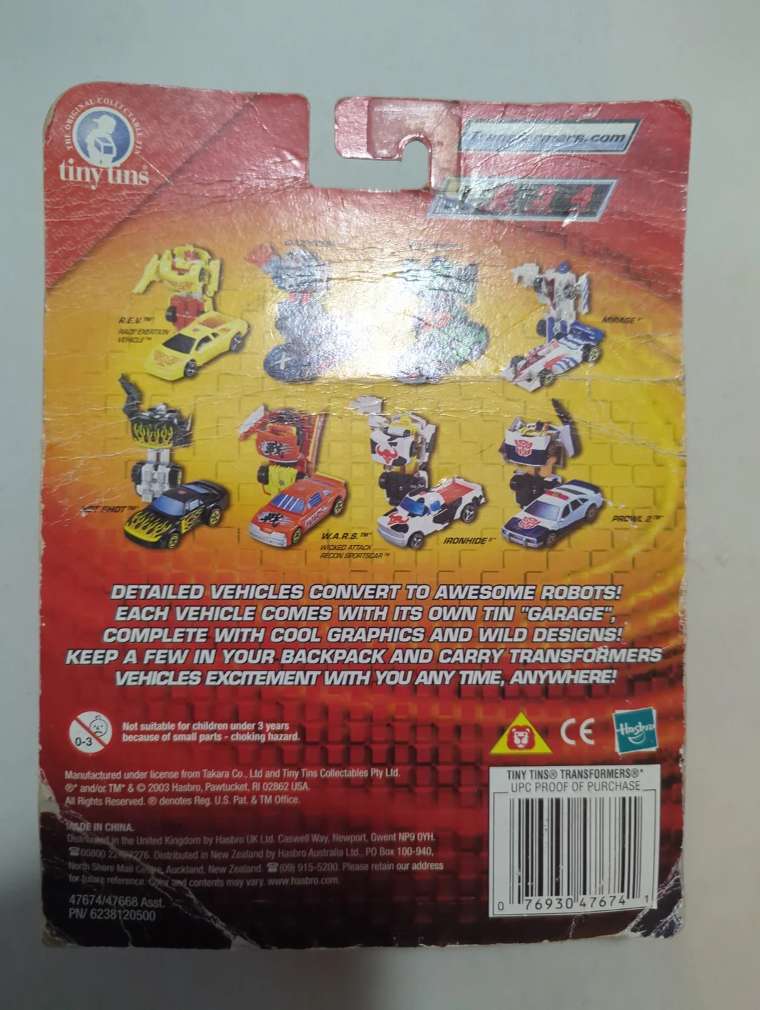 Transformers Tiny Tins Vehicle to Robot - photo 2