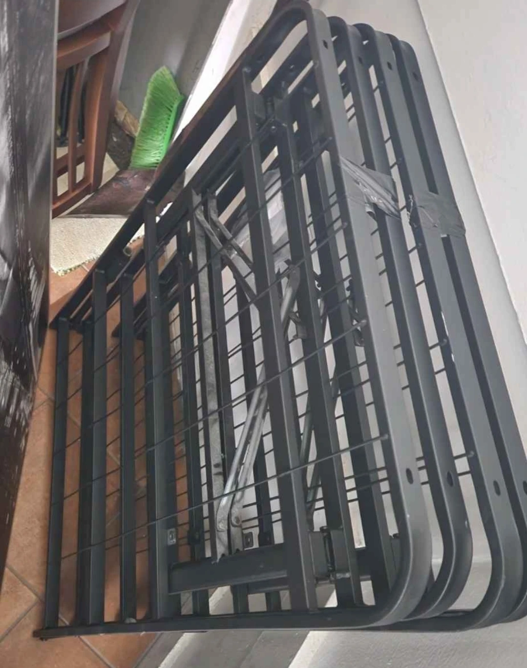 Black Metal Bed Frame - photo 3