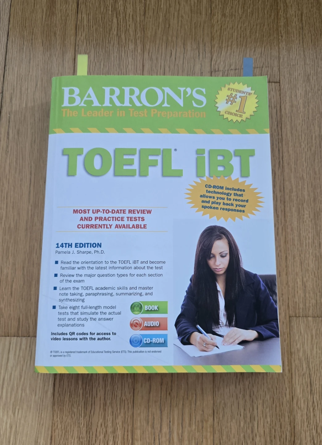 Barron's TOEFL iBT 14th Edition with CD-ROM