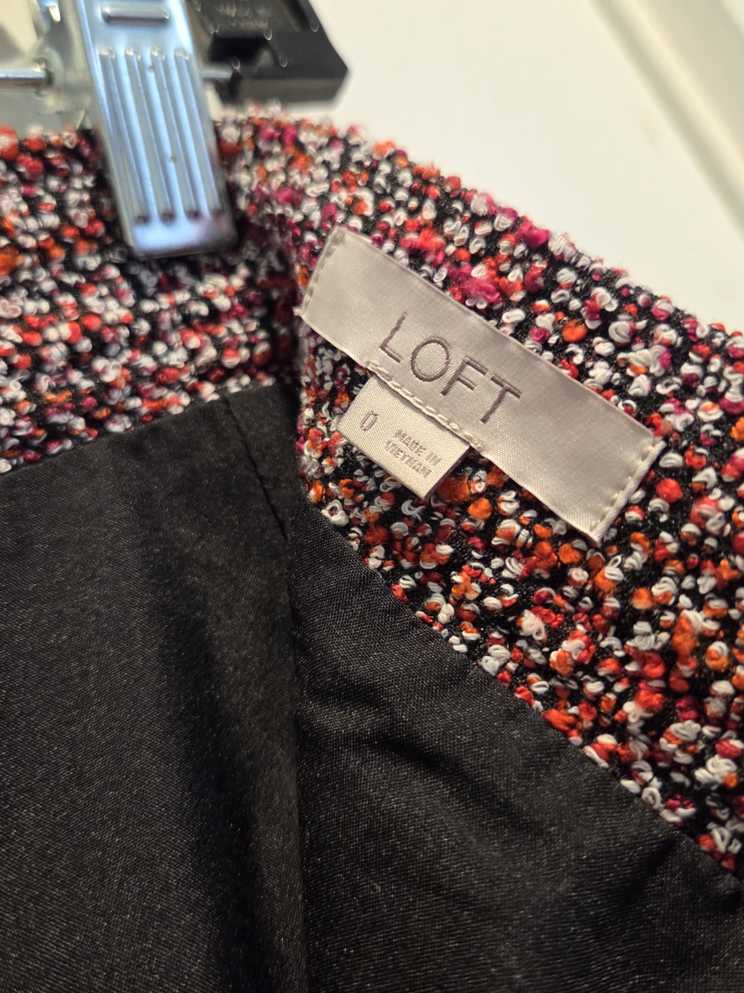 LOFT Women's Tweed A-line Skirt Size 0 - photo 4