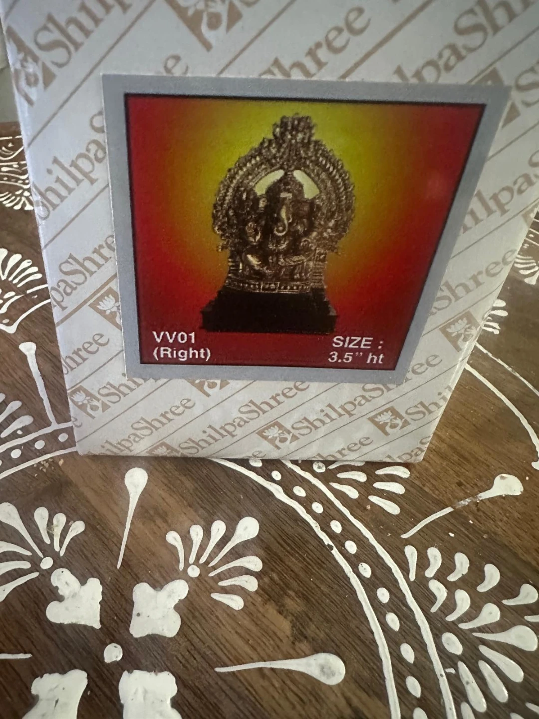 Shilpa Shree Ganesha Figurine - 3.5" ht - photo 2