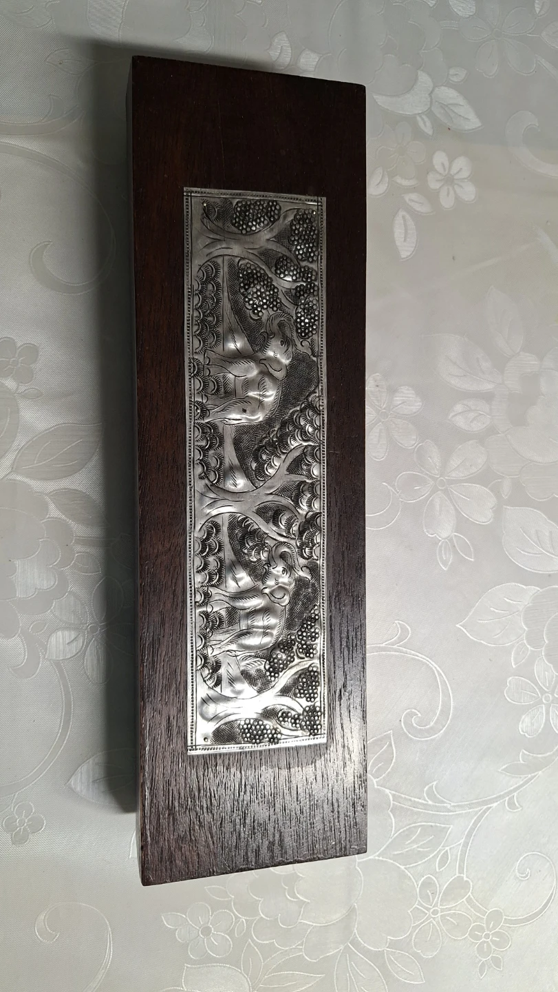 Wooden Chopstick Set with Decorative Carved Box - photo 4