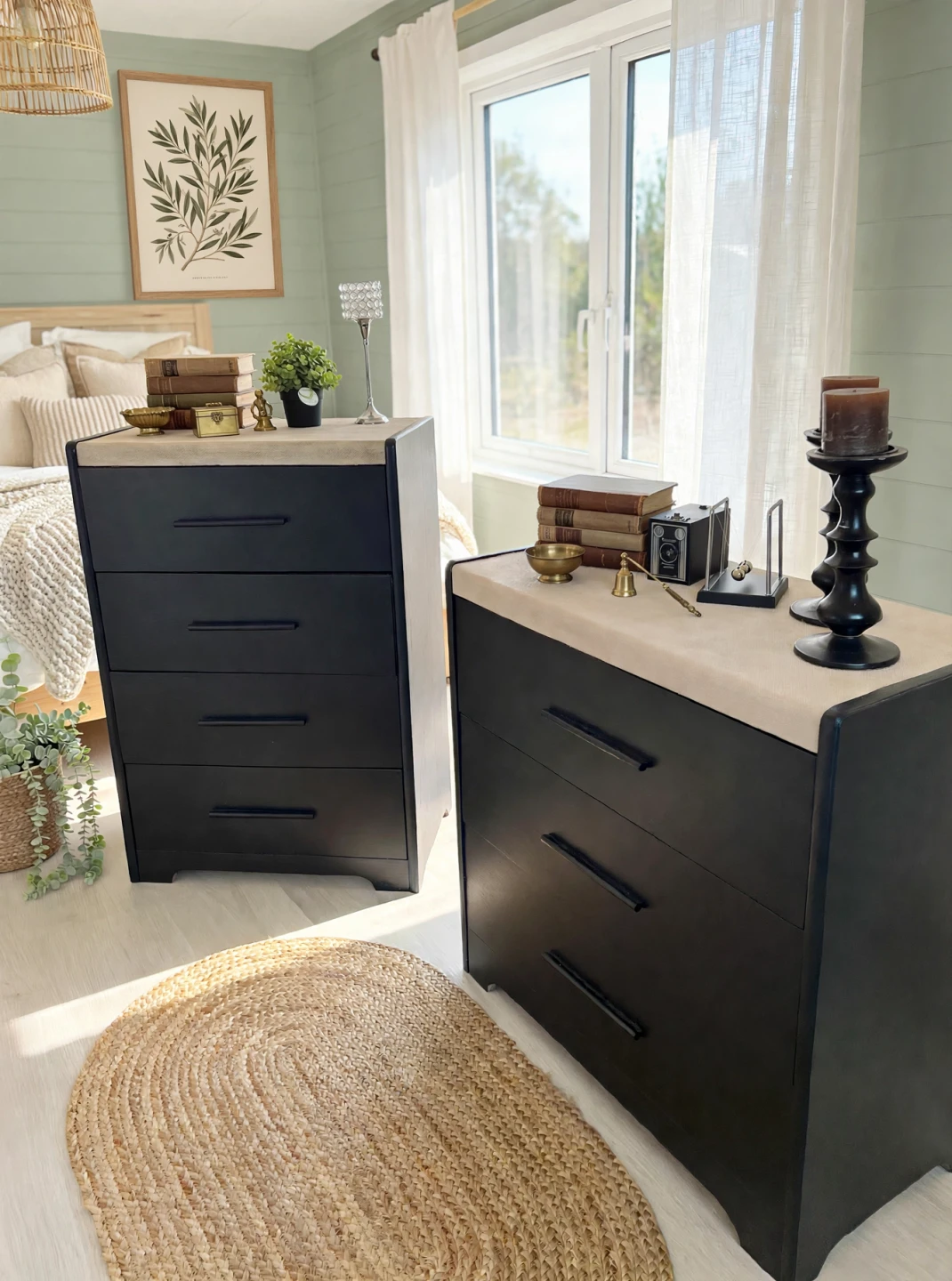 Vintage Waterfall Dresser Set