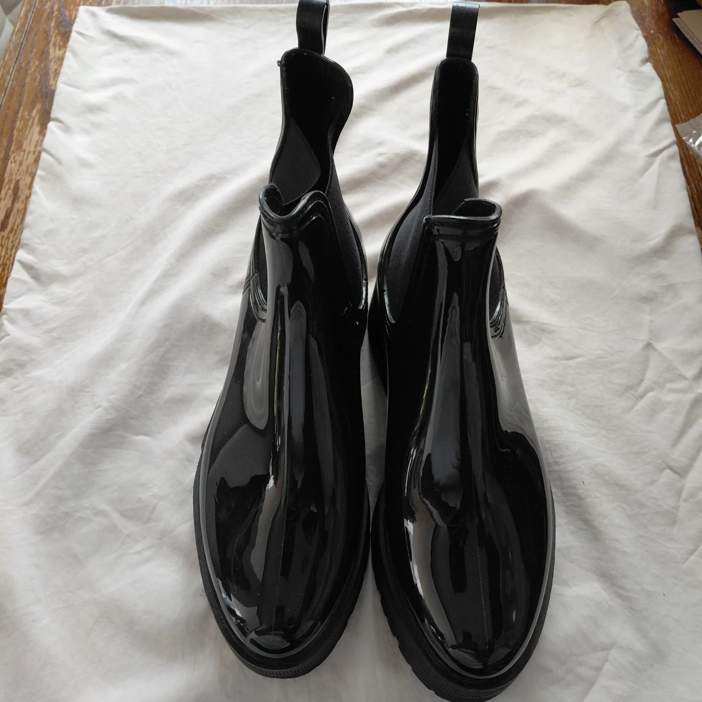 Black Chelsea Platform Boots