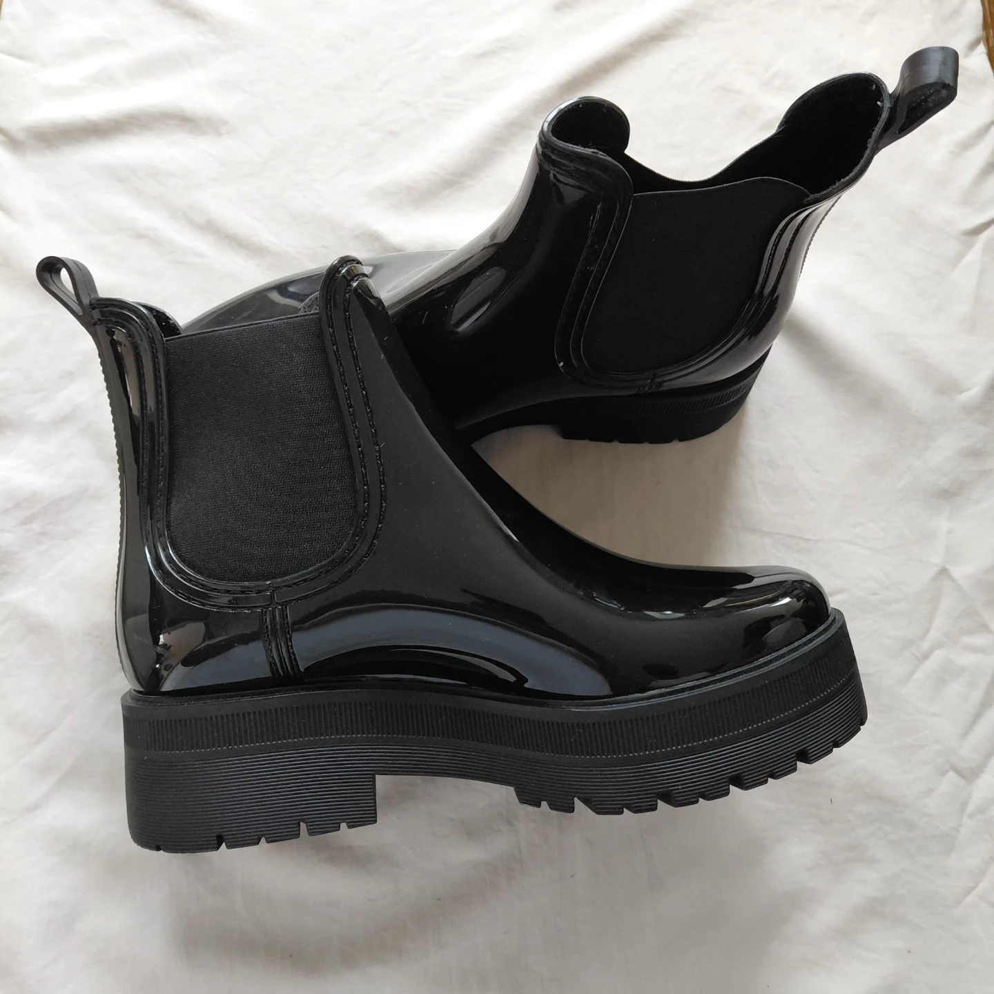 Black Chelsea Platform Boots - photo 3