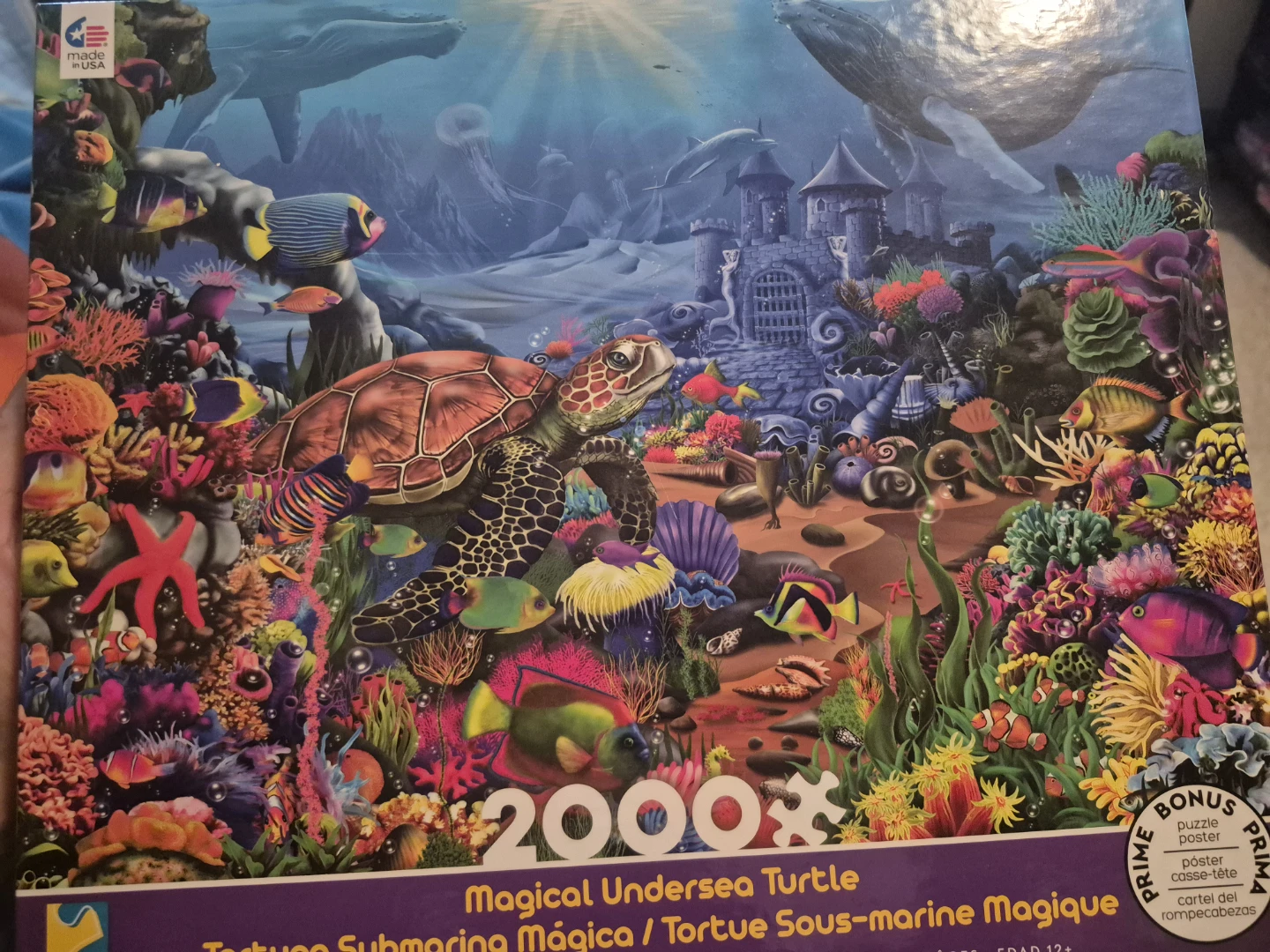 Ceaco Magical Undersea Turtle 2000 Piece Puzzle