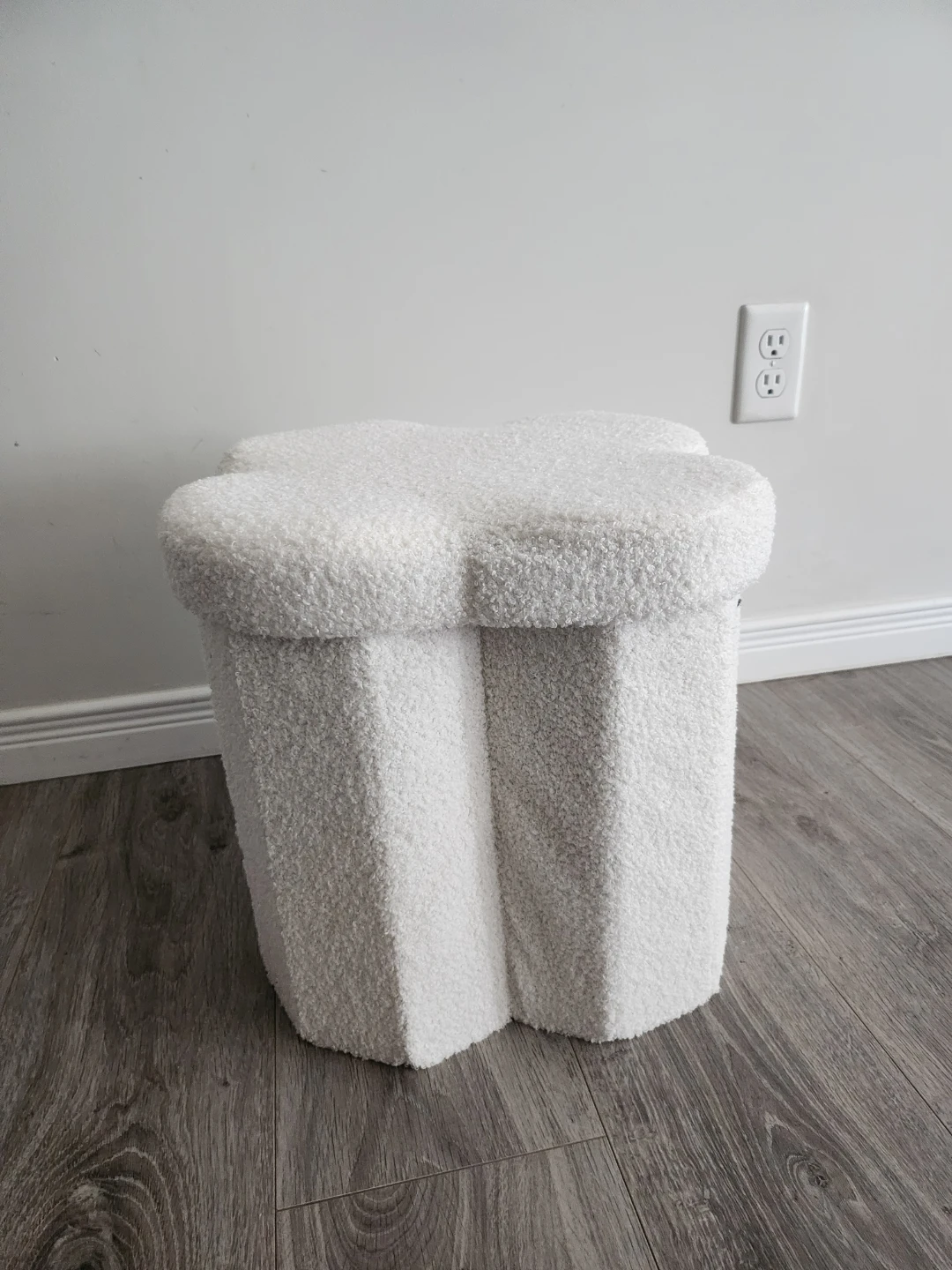 White Cloud Ottoman Stool
