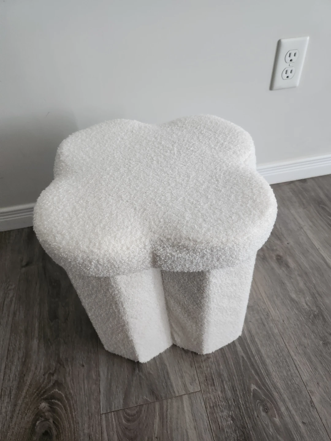 White Cloud Ottoman Stool - photo 2