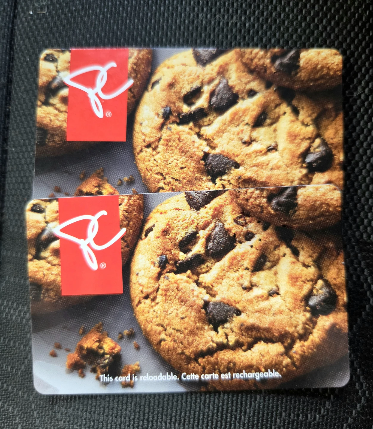 2 PC Physical Gift Cards Valued at $100 each