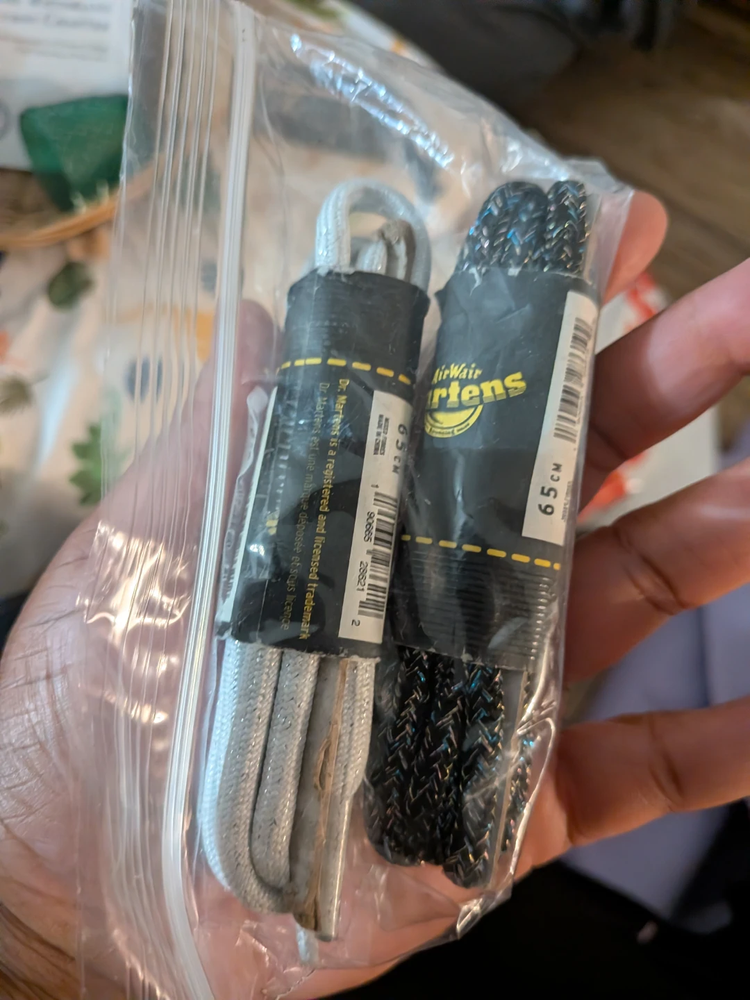 Dr. Martens Laces - Black & Silver