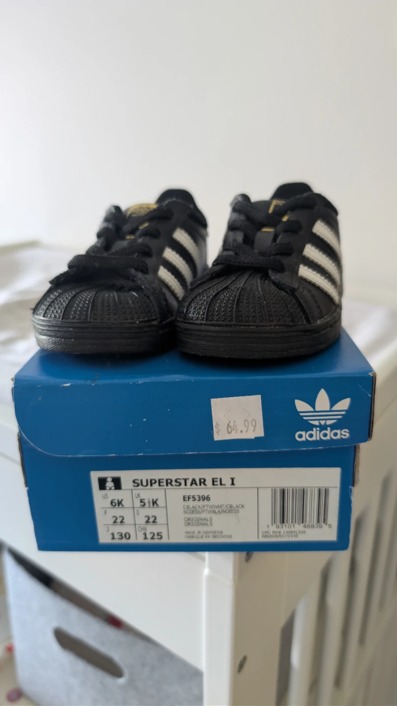 Adidas Superstar Toddler Shoes - 6K