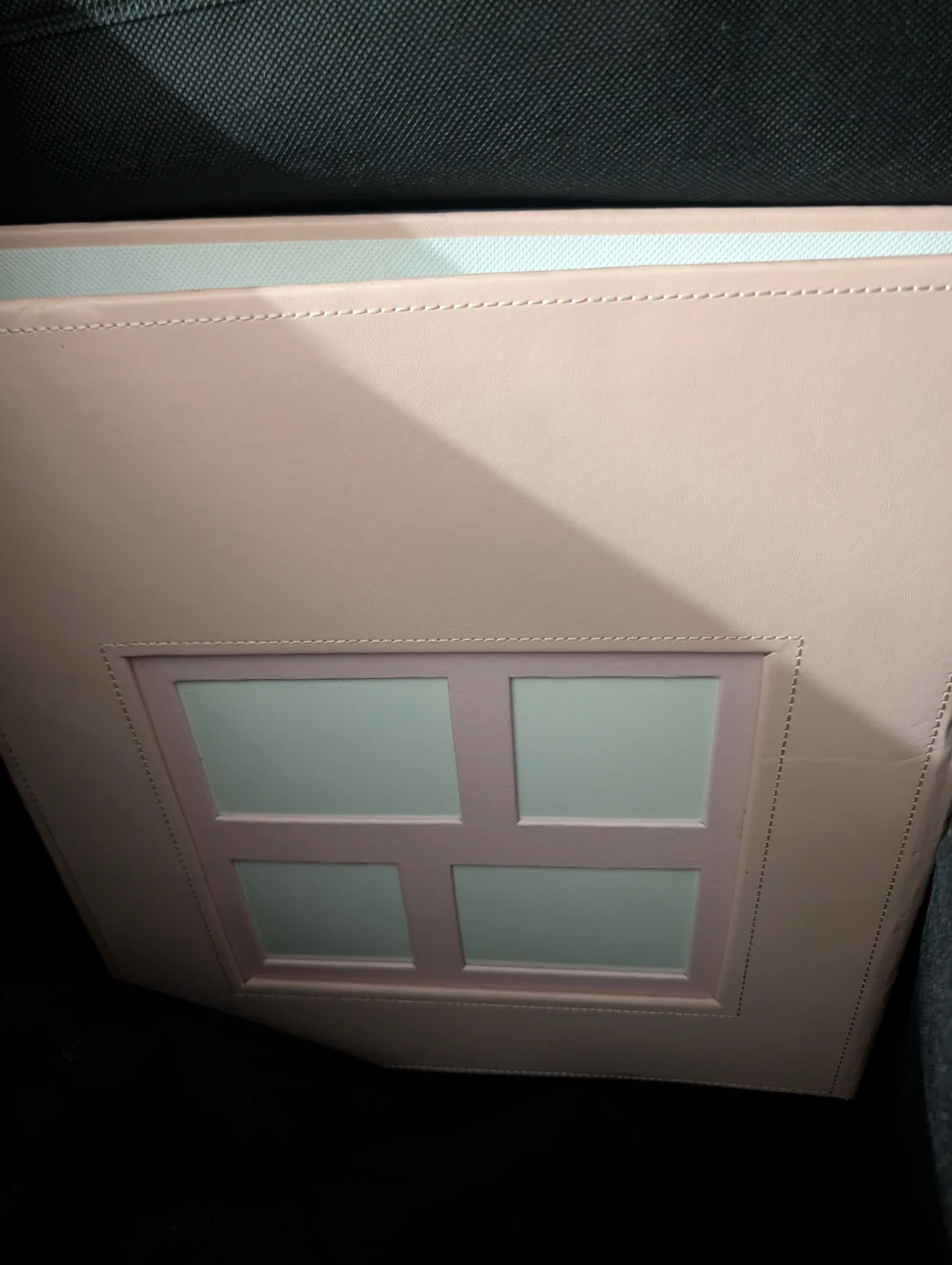 Pink Photo Album with Window Frame