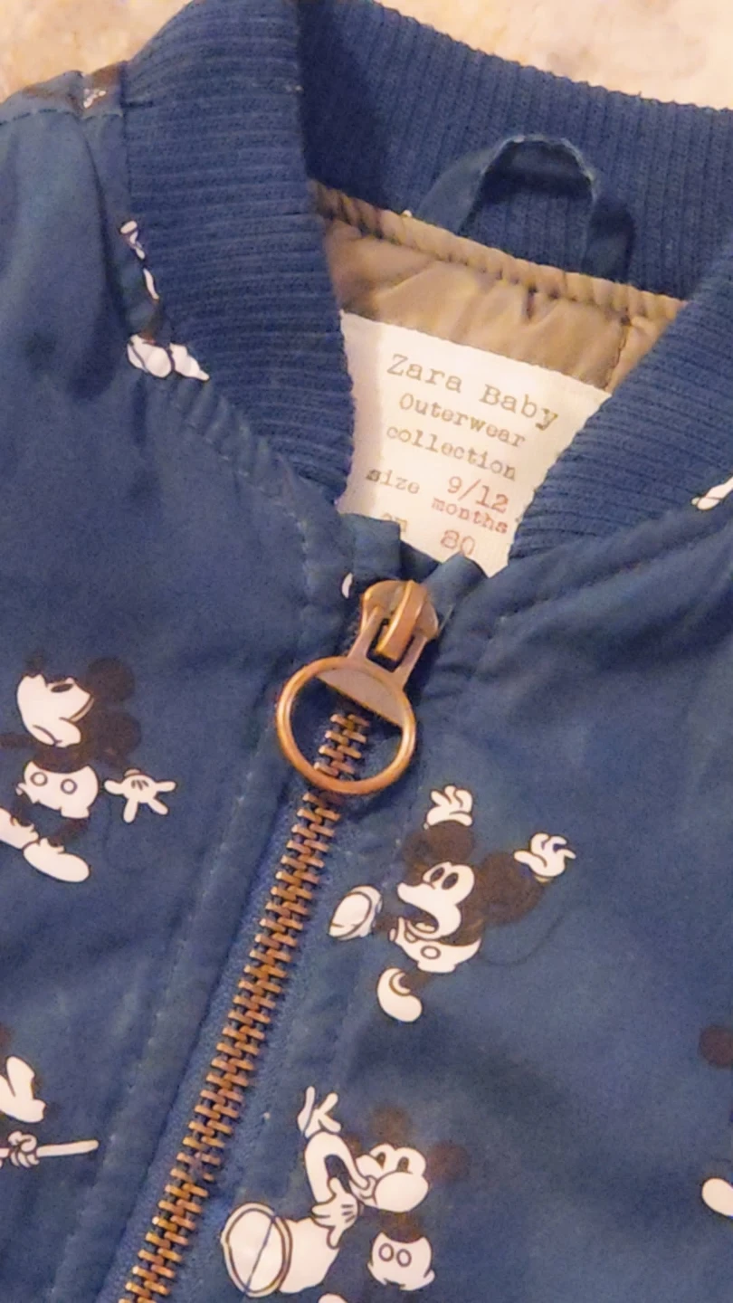 Zara Baby Boys Mickey Mouse Bomber Jacket - photo 2