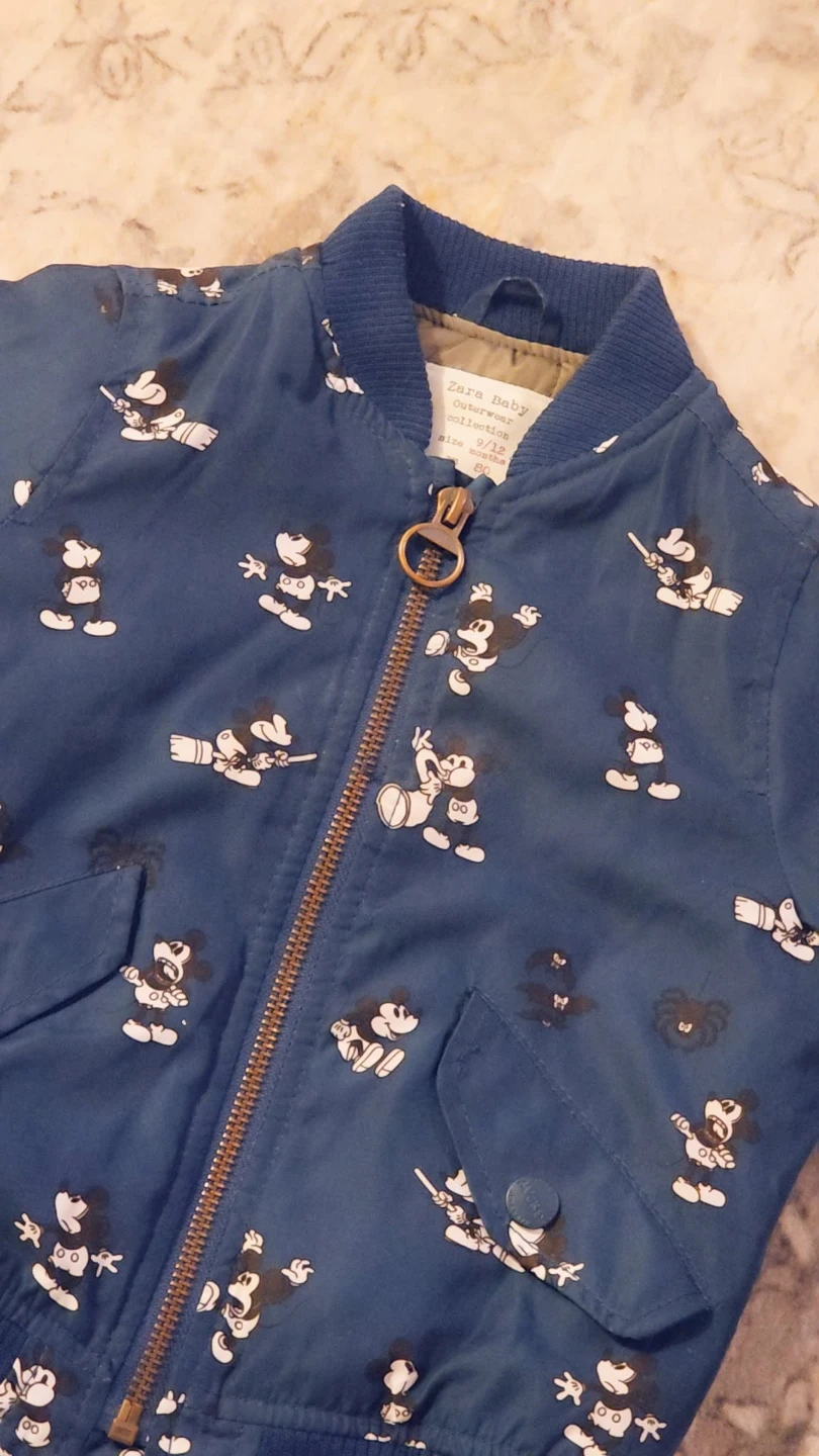 Zara Baby Boys Mickey Mouse Bomber Jacket - photo 3