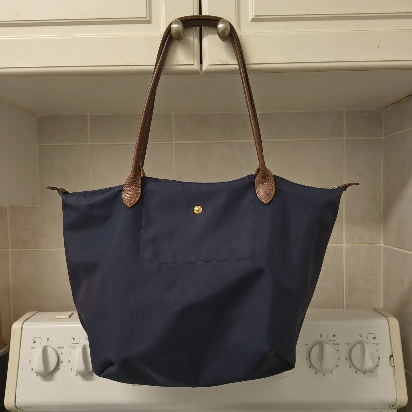 Longchamp Paris Nylon Tote Bag