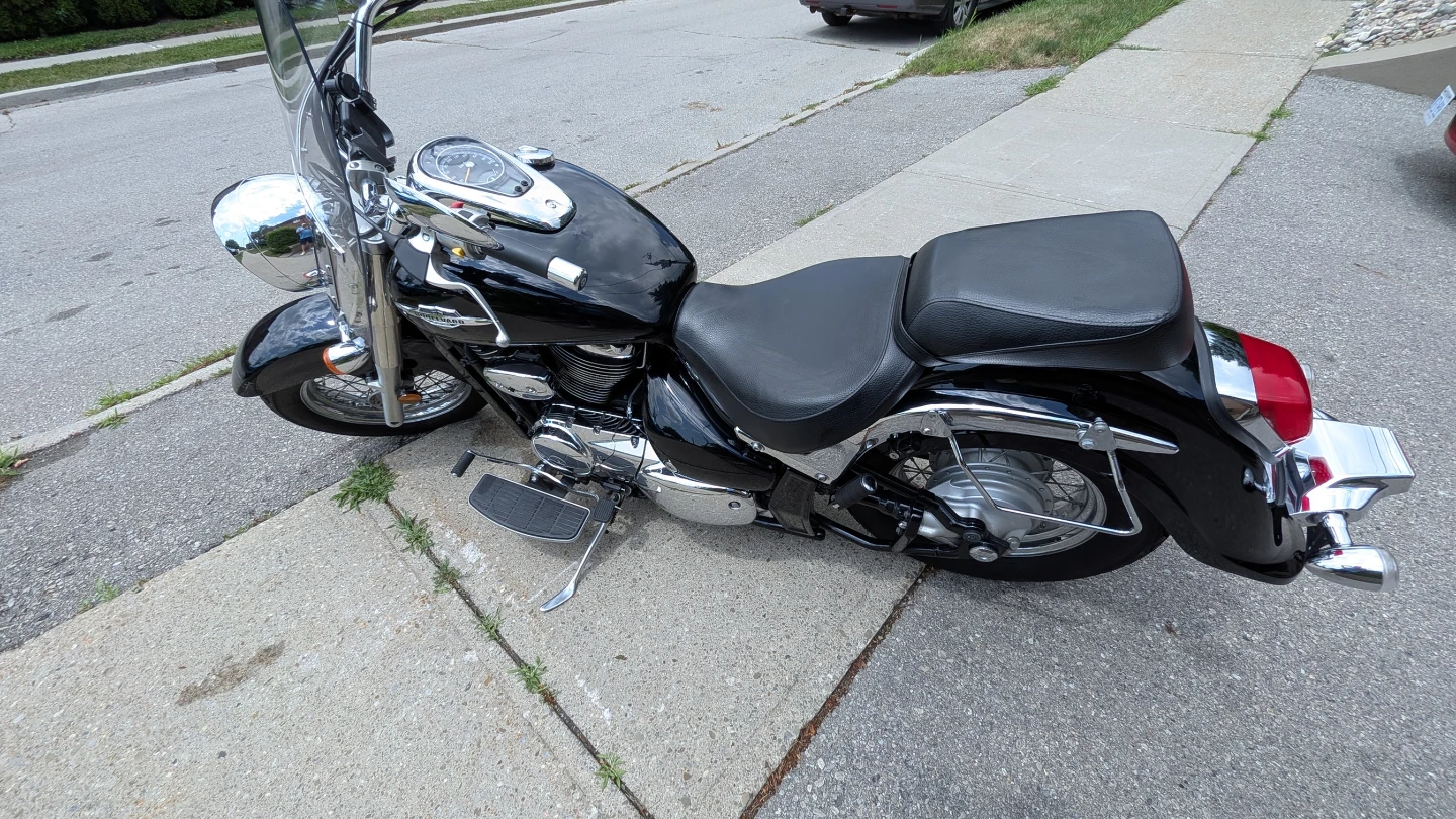 Black Suzuki Boulevard Motorcycle C50T - photo 3