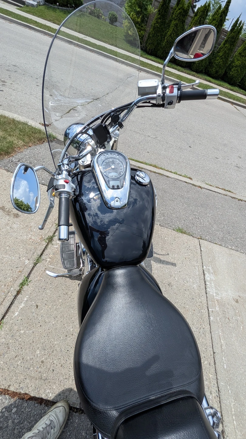 Black Suzuki Boulevard Motorcycle C50T - photo 4