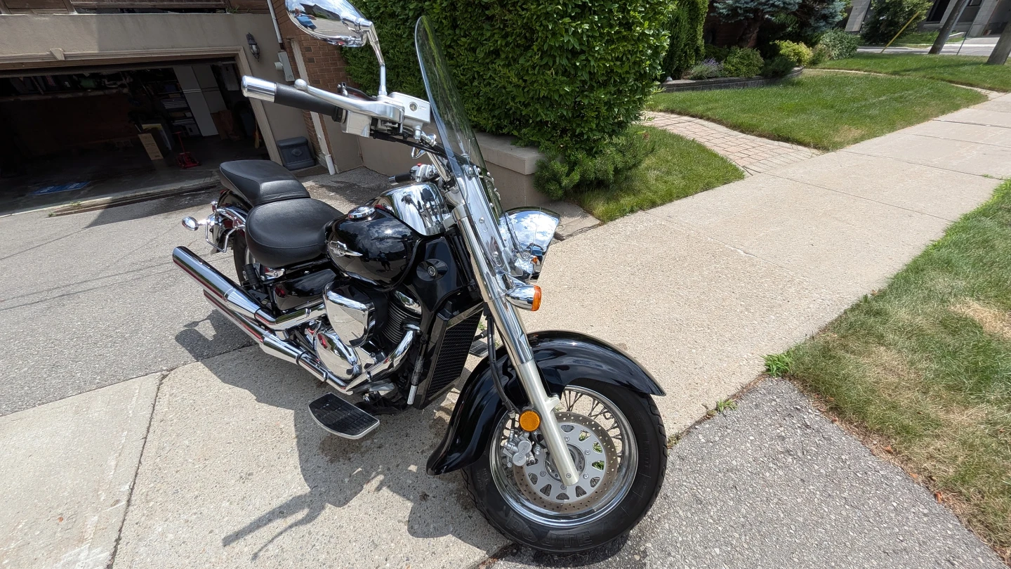 Black Suzuki Boulevard Motorcycle C50T - photo 5