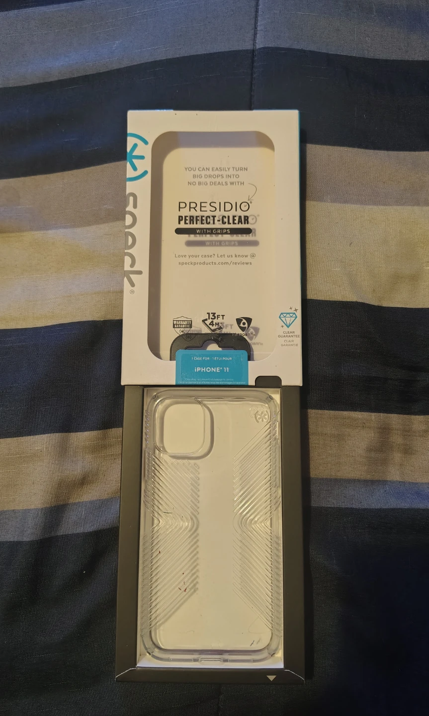 Speck Presidio Perfect-Clear Case for iPhone 11