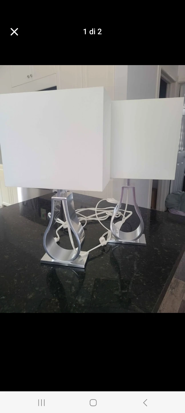 Pair of Modern Table Lamps