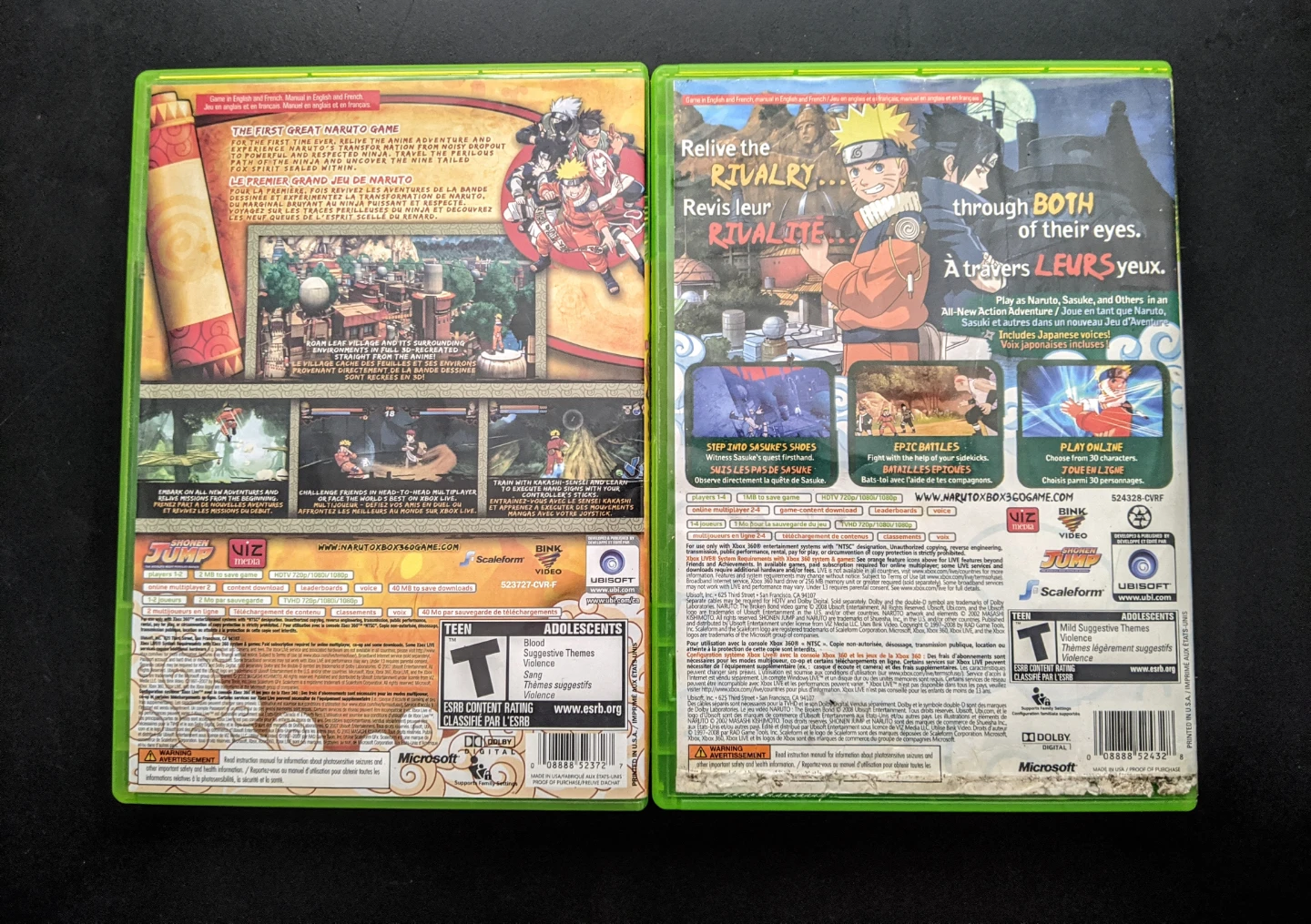 Ubisoft Naruto Xbox 360 (Box Only) - photo 2
