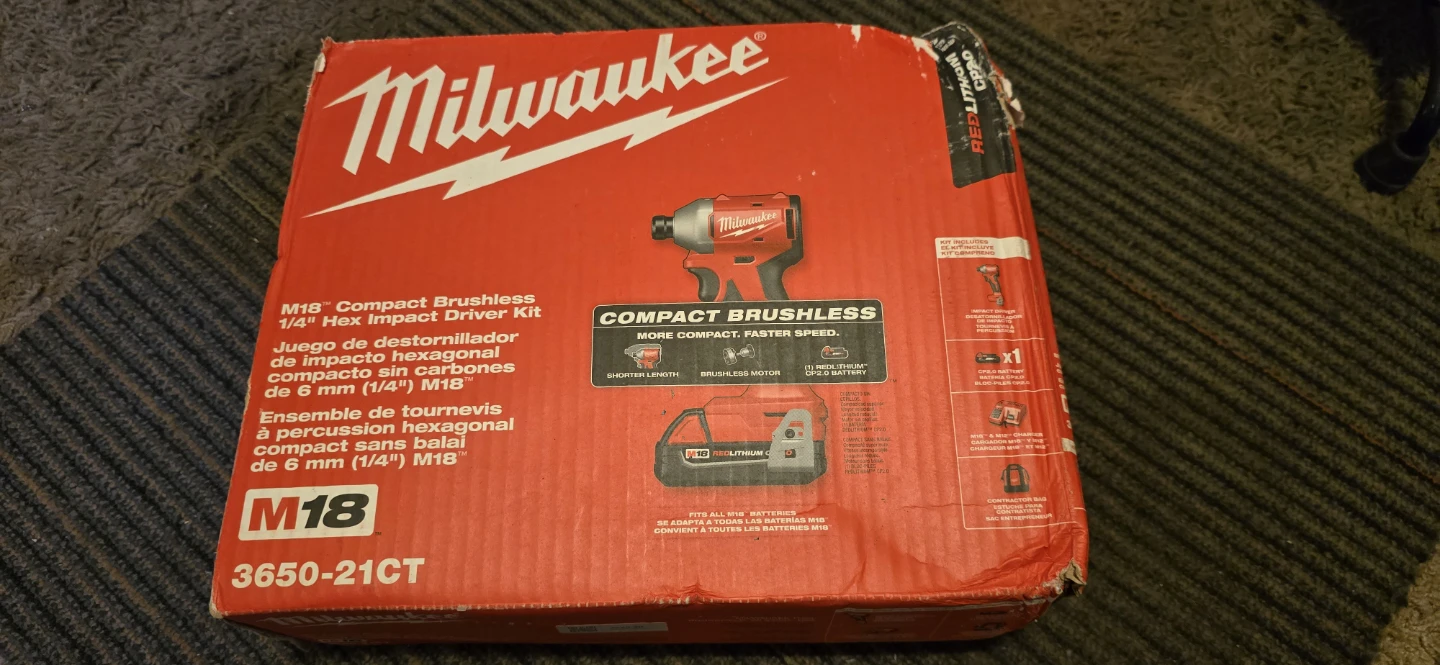 BRAND NEW M18 1/4" IMPACT DRIVER KIT, ONLY ASKING $150