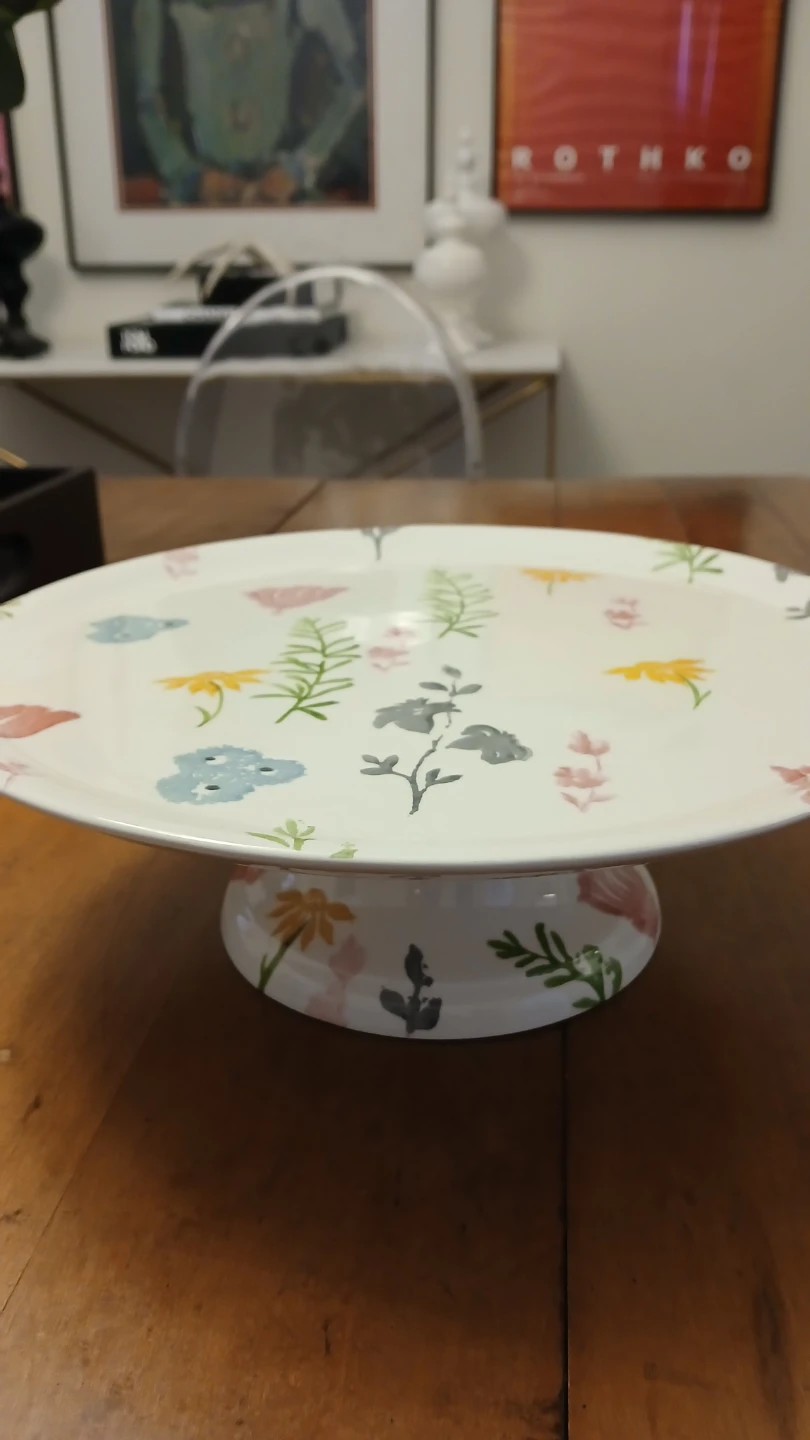 Samantha Pynn Home Floral Cake Stand