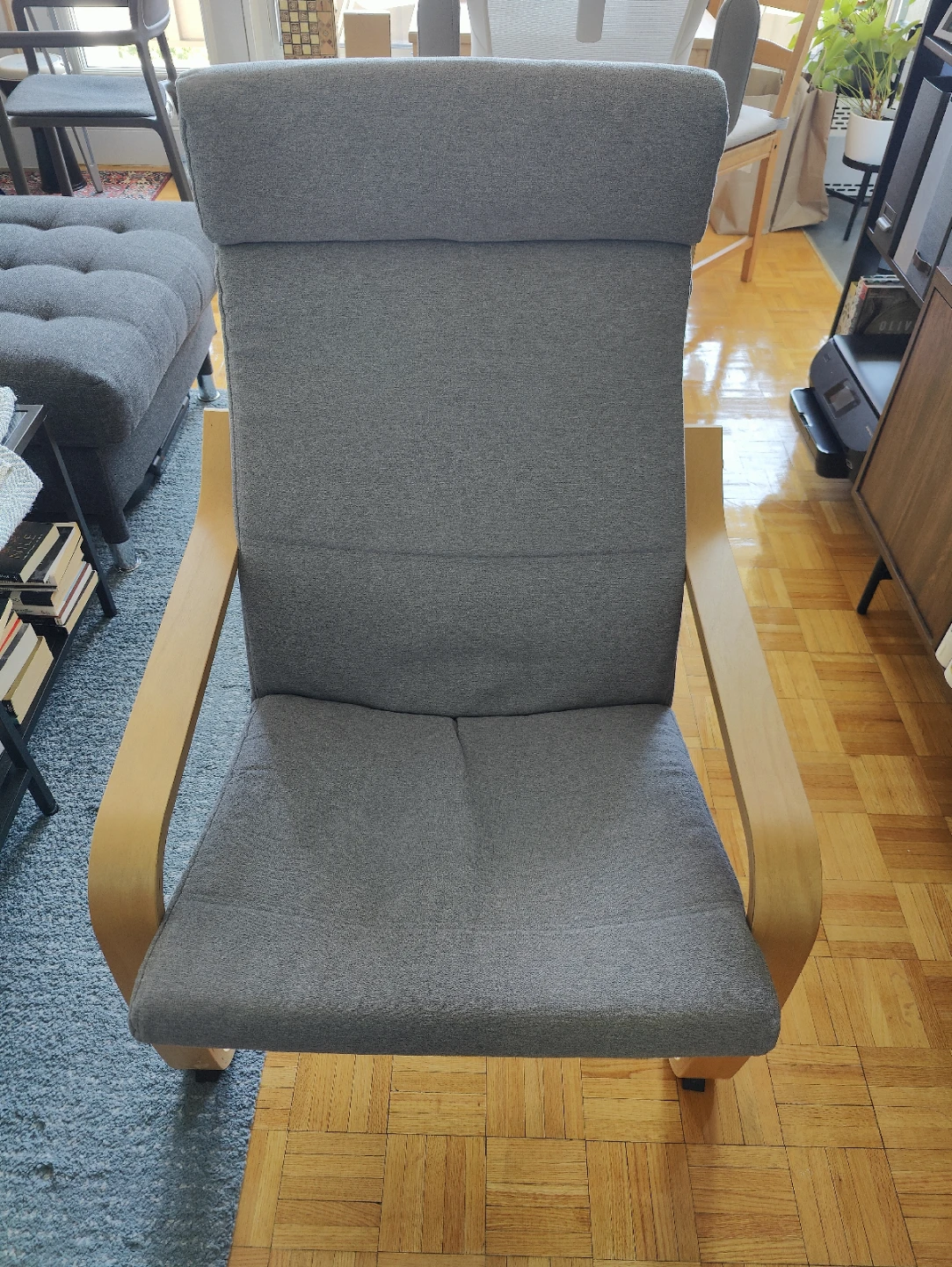 Grey Poang Chair