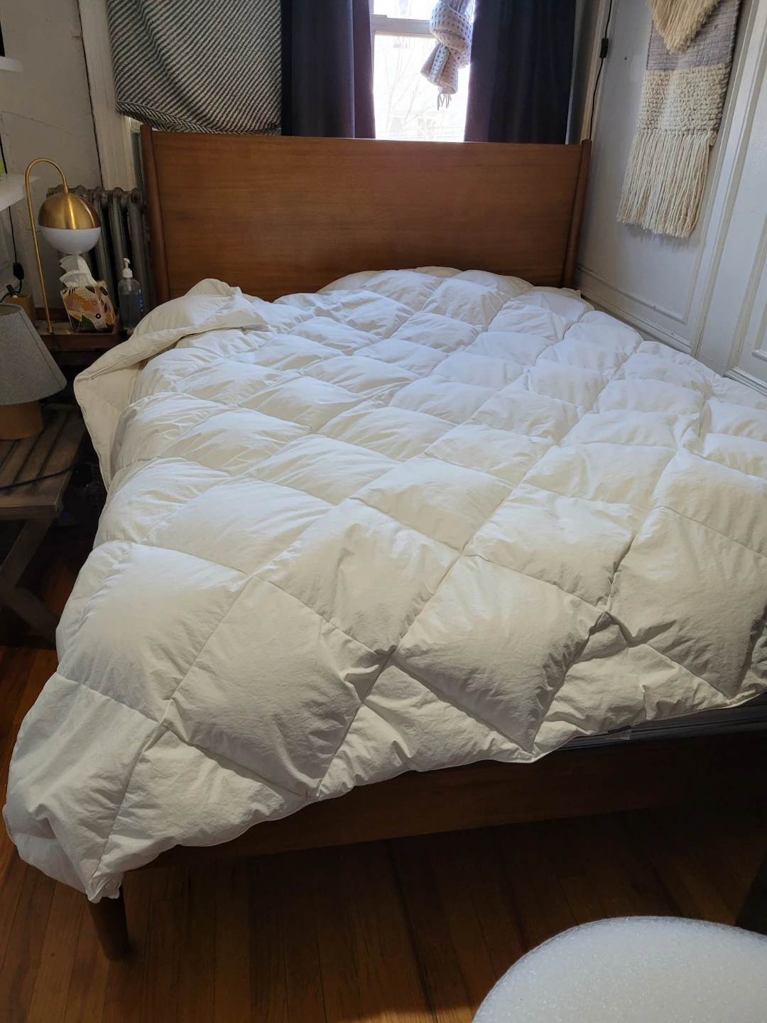 West Elm Wooden Queen Size Bed Frame - photo 3