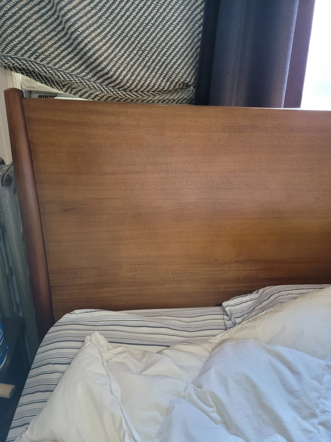 West Elm Wooden Queen Size Bed Frame - photo 4