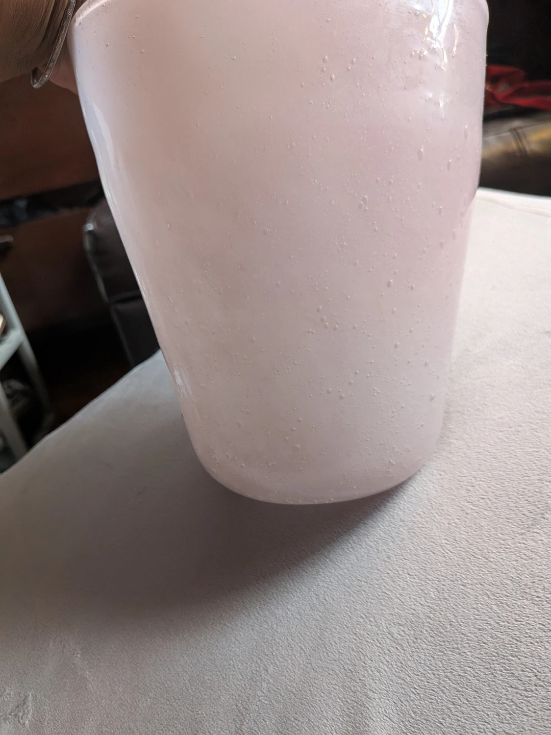 Handmade Pink Glass Vase - photo 3