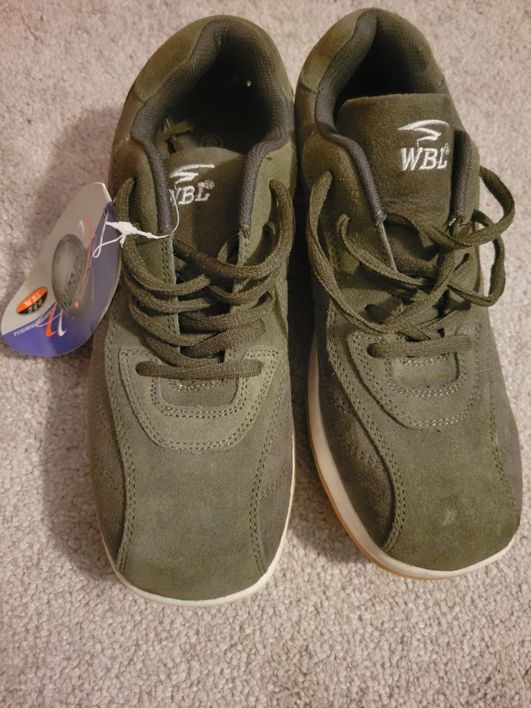 Olive Green Sneakers - US Size 7