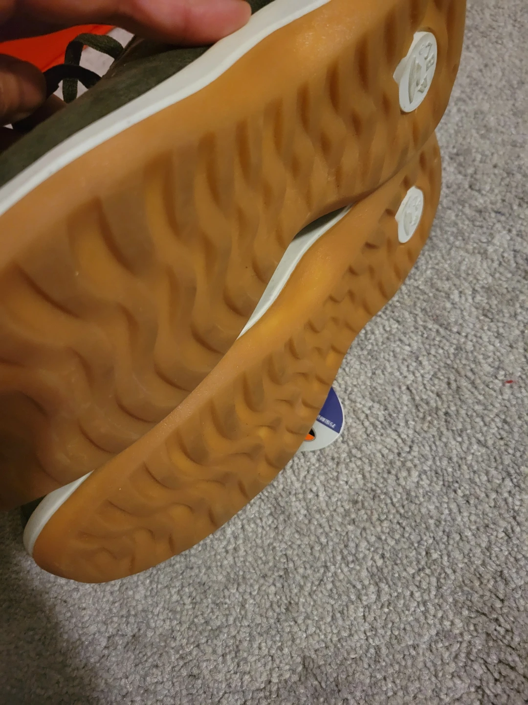 Olive Green Sneakers - US Size 7 - photo 3